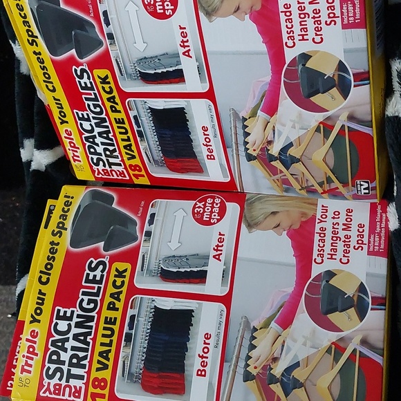 As Seen On TV Other - LOT OF 2 Ruby Space Triangles (18pc per pack)